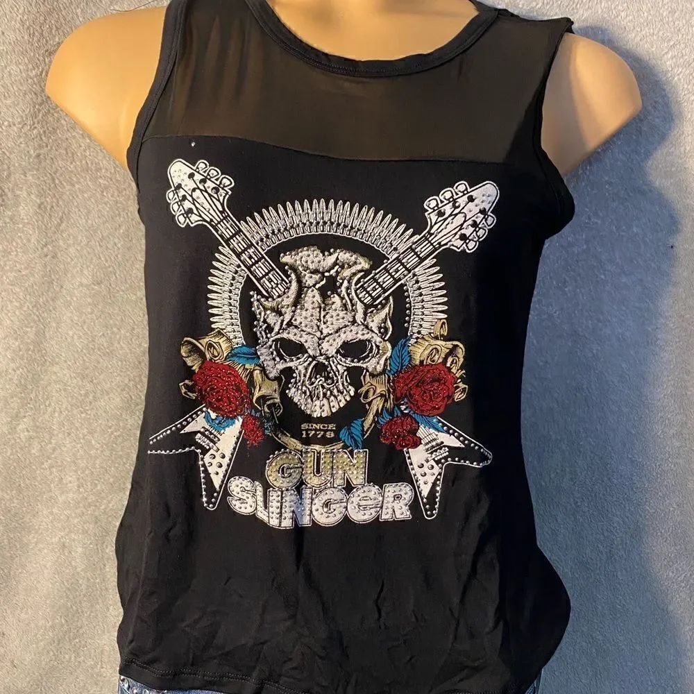 Gun Slinger Mesh Top by Liberty Wear